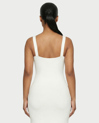 Vestido midi ajustado con cola de pez BIANCA