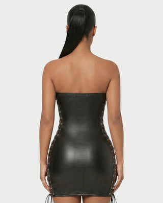 Vestido mini de vendaje AQUINO