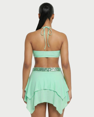 Vestido mini de vendaje AQUINO