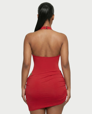 Vestido mini de vendaje AQUINO