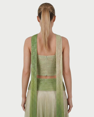 PARMIA Twist Front Ombre Two-Piece Set