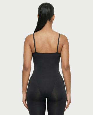 BLANCA Square Neck Capri Romper