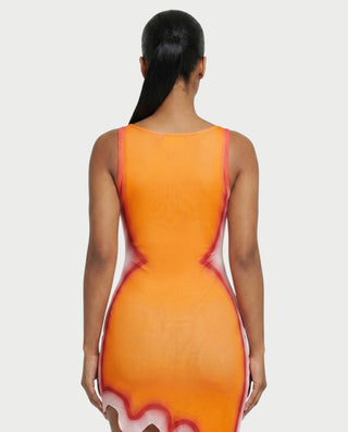 Vestido mini de vendaje AQUINO