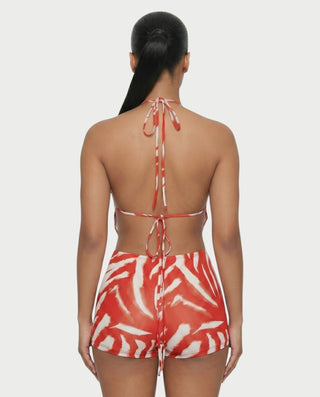 Vestido mini de vendaje AQUINO