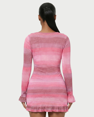 Vestido mini de vendaje AQUINO