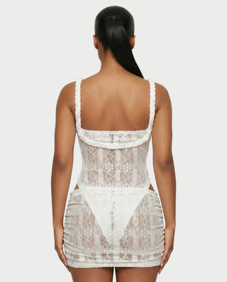 Vestido mini de vendaje AQUINO