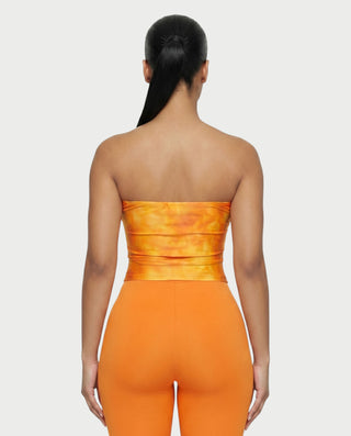 ELLIE Strapless Ring Detail Top & Capri Pants