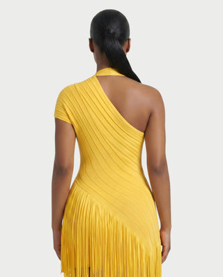 Vestido mini de vendaje AQUINO