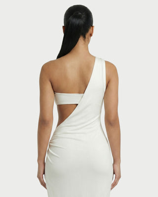 VIRANA Bandeau Bikini & Draped Cover-Up Three-Piece Set