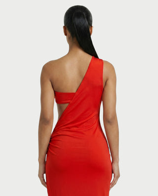 VIRANA Bandeau Bikini & Draped Cover-Up Three-Piece Set
