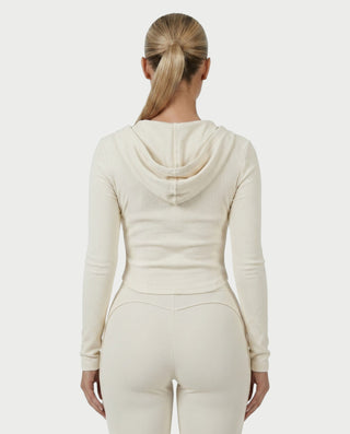 EDNA Zip-Front Hooded Top & Pants Set