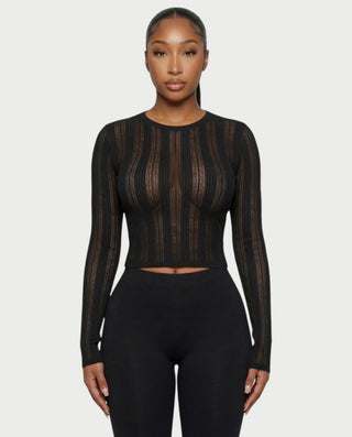 Chaleco corto con hebilla frontal de piel sintética QUELLA