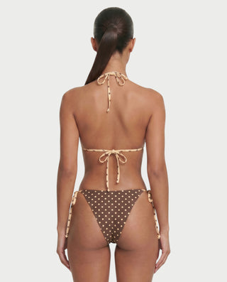 FINLEY Tie-Side Polka Dot Bikini Set