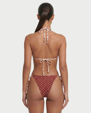 FINLEY Tie-Side Polka Dot Bikini Set