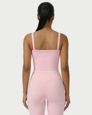 JINYA Padded Square-Neck Active Crop Top