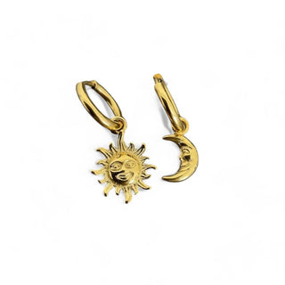 Celestial Sun & Moon Earrings