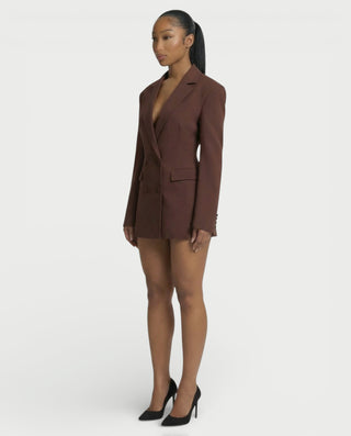 Blazer con corsé de encaje ceñido ENNA