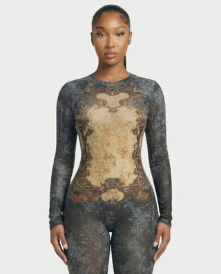 Mono con estampado abstracto KALEYA