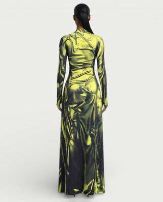 Vestido largo ilusión KASSIDY