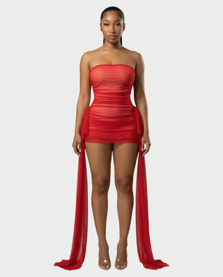 URES Drape Mini Dress