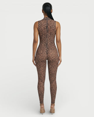 Mono de leopardo con cuello alto DIONNE