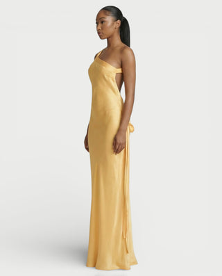 SELENE One-Shoulder Strap Satin Maxi Dress – Celestia SELENE One-Shoulder Strap Satin Maxi Dress – Celestia