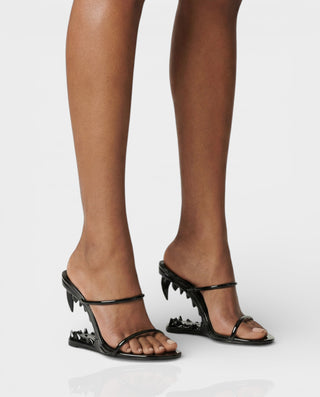 MALAYA Fang Sculpted Heel Sandals