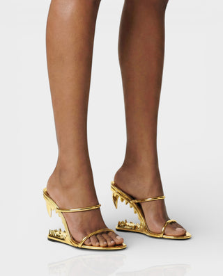 MALAYA Fang Sculpted Heel Sandals