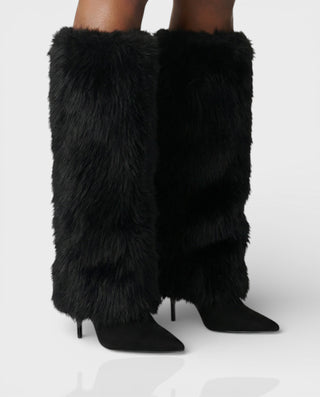 LERINA Faux Fur Knee-high Boots