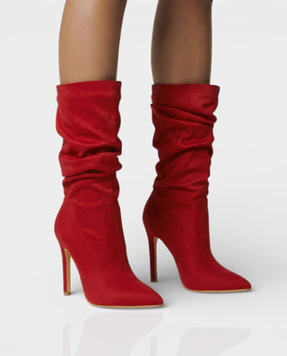 SANYA Slouchy Pointed-Toe Stiletto Boots