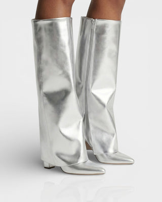 Botas rectas metalizadas MAISY