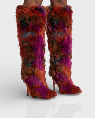 Botas de piel sintética multicolor ALBA
