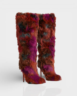 Botas de piel sintética multicolor ALBA