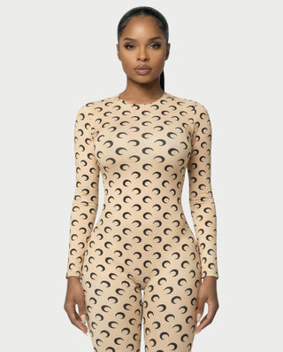 Mono con estampado de luna de KIM