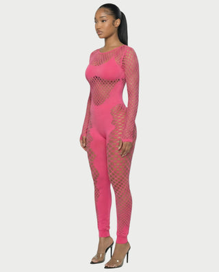 TAVORA Mesh Detail Jumpsuit