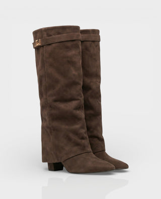 Botas hasta la rodilla con punta recta MAISY