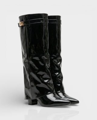 Botas hasta la rodilla con punta recta MAISY