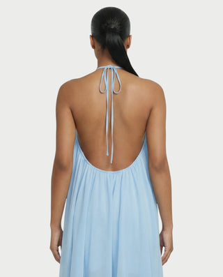 Vestido mini halter fluido ZIANE
