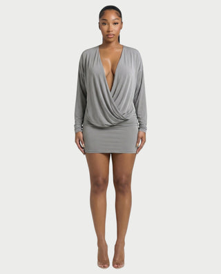 mona long sleeve mini dress Shona Joy Mona Long Sleeve Mini Dress