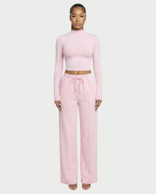 Chaleco corto con hebilla frontal de piel sintética QUELLA