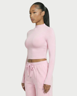 Chaleco corto con hebilla frontal de piel sintética QUELLA