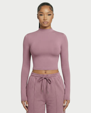 Chaleco corto con hebilla frontal de piel sintética QUELLA