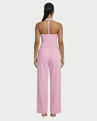 Chaleco corto con hebilla frontal de piel sintética QUELLA