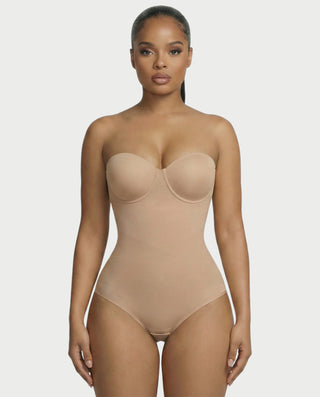 Strapless Corset Shapewear Bodysuit