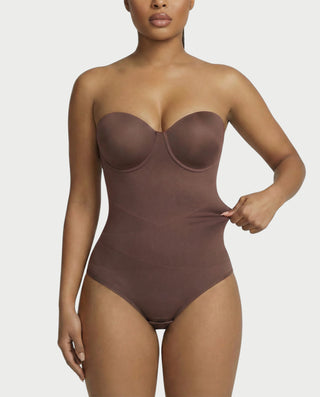 Strapless Corset Shapewear Bodysuit