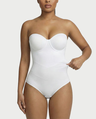 Strapless Corset Shapewear Bodysuit