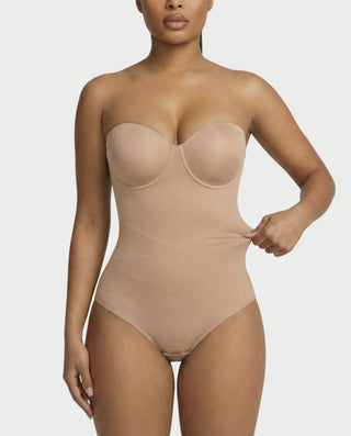 Strapless Corset Shapewear Bodysuit