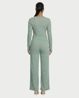 Mono de piel sintética con hombros descubiertos de NENYA