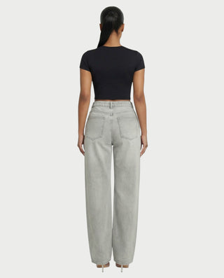 Chaleco corto con hebilla frontal de piel sintética QUELLA