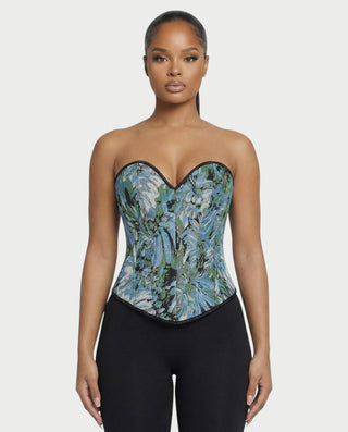 Chaleco corto con hebilla frontal de piel sintética QUELLA